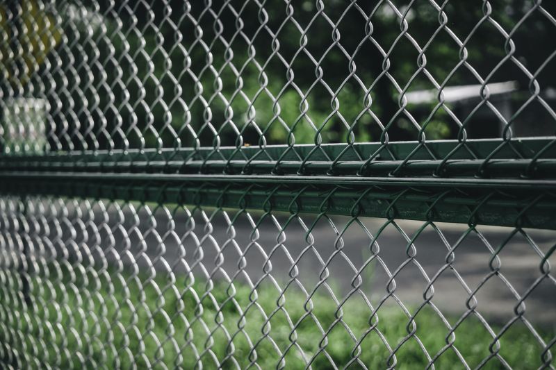 Chain Link with Privacy Slats